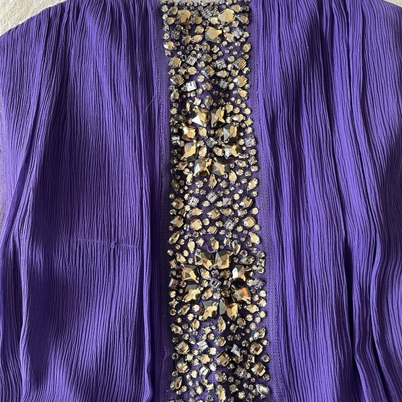 NWT BCBG MaxAzria Exene Silk Blend Strapless Dress 0 - Picture 16 of 16